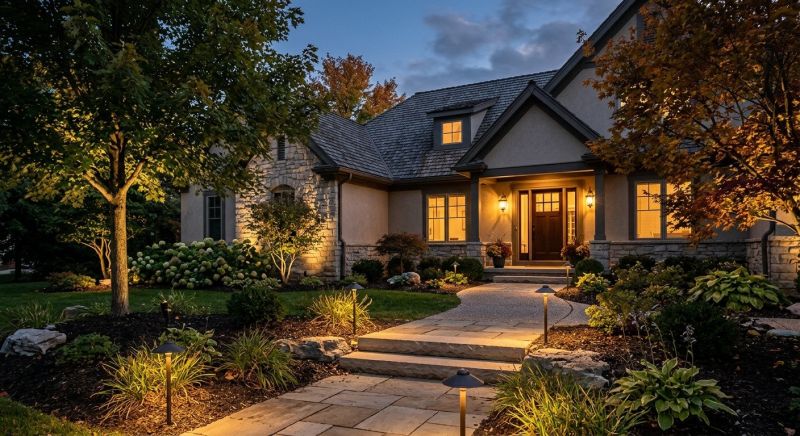Garden Lighting Installation in Kansas City, KS