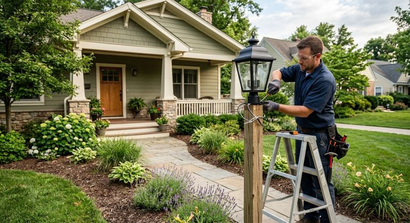 Patio Lights Installation in Kansas City, KS